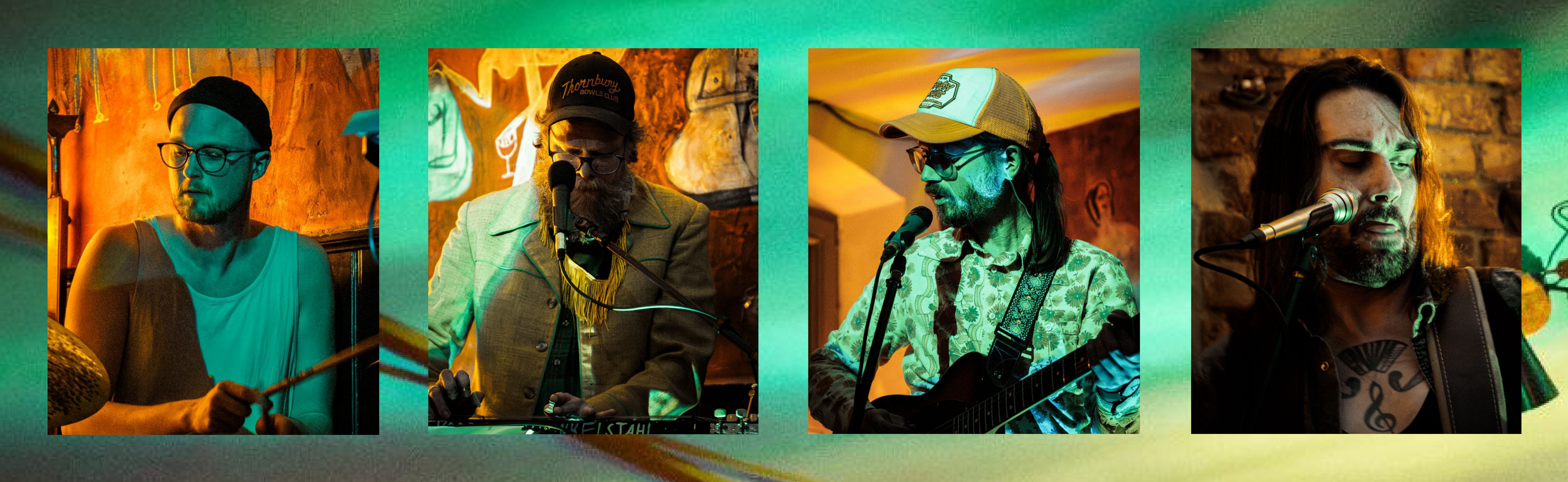 Ein Foto der Bluegrass Band Helmet Duty